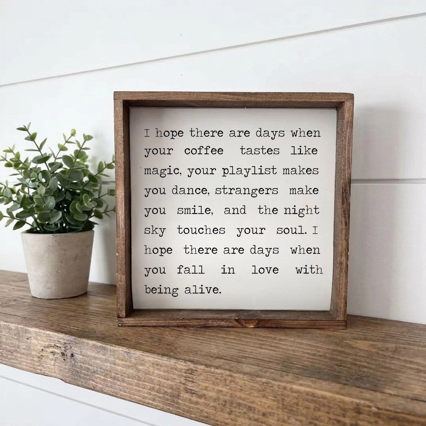 I Hope There Are Days | Framed Art Print