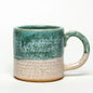 Turquoise Horizon Stoneware Mug – 12–14 oz