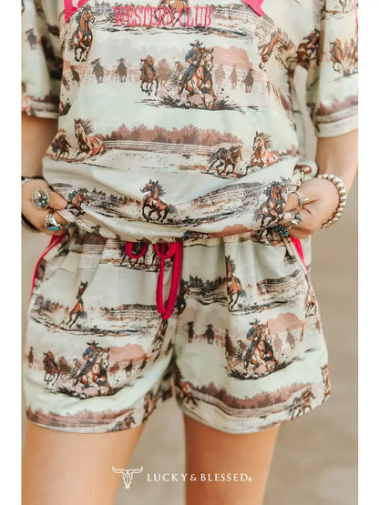 Howdy Cowgirl Lounge Set