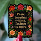 Be Patient With Me Sticker