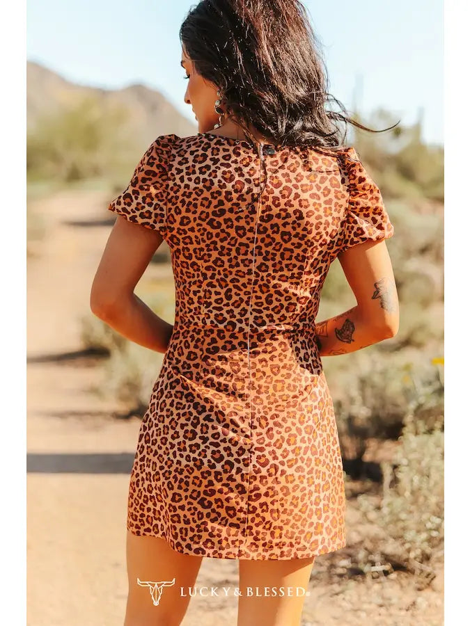 Wild Heart Leopard Mini Dress