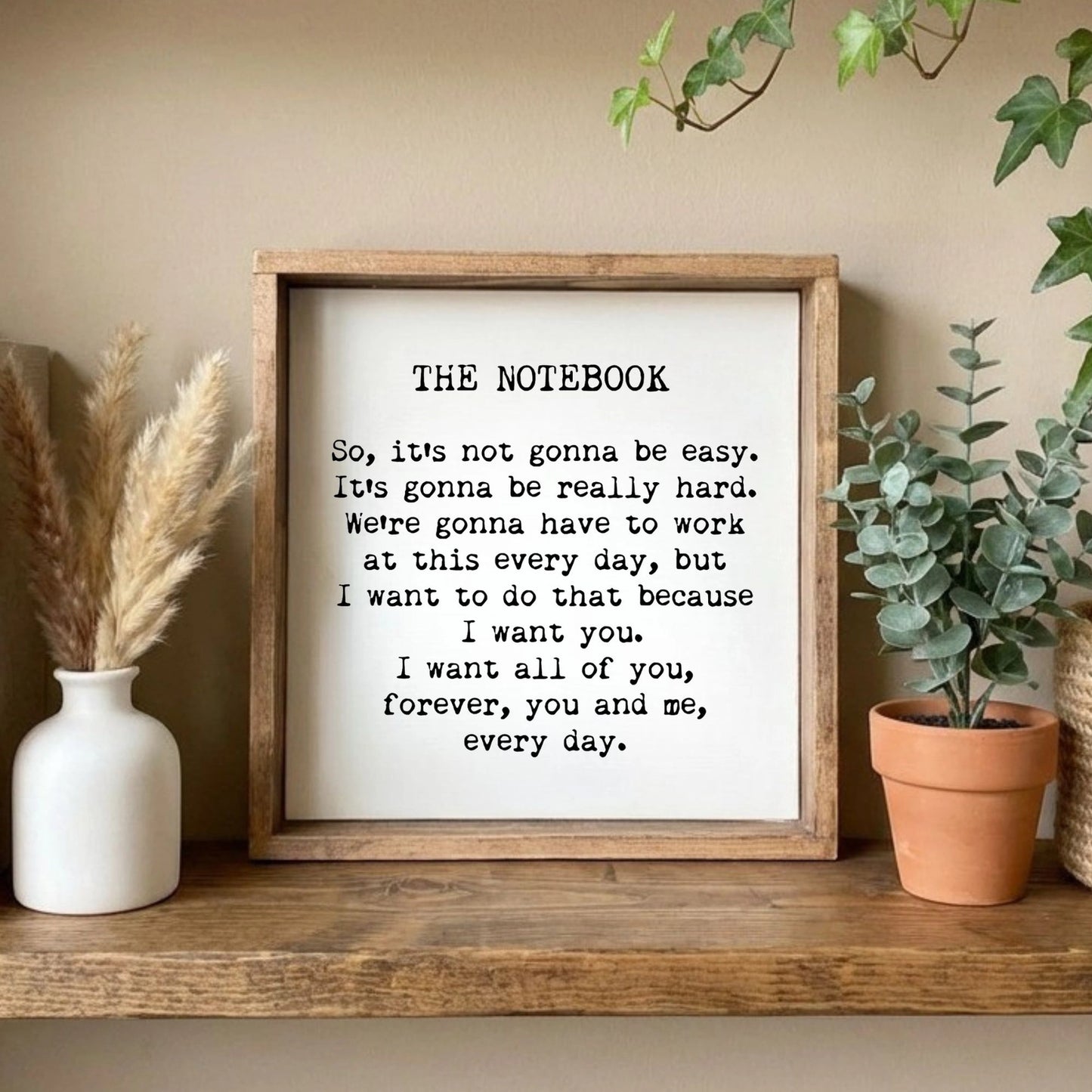The Notebook | Framed Art Print
