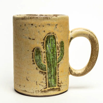 Saguaro Cactus Stoneware Mug – 14 oz