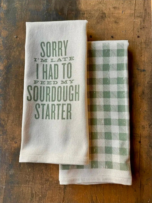 Sorry I’m Late Towel