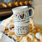 Farmhouse Chicken Floral Mug
